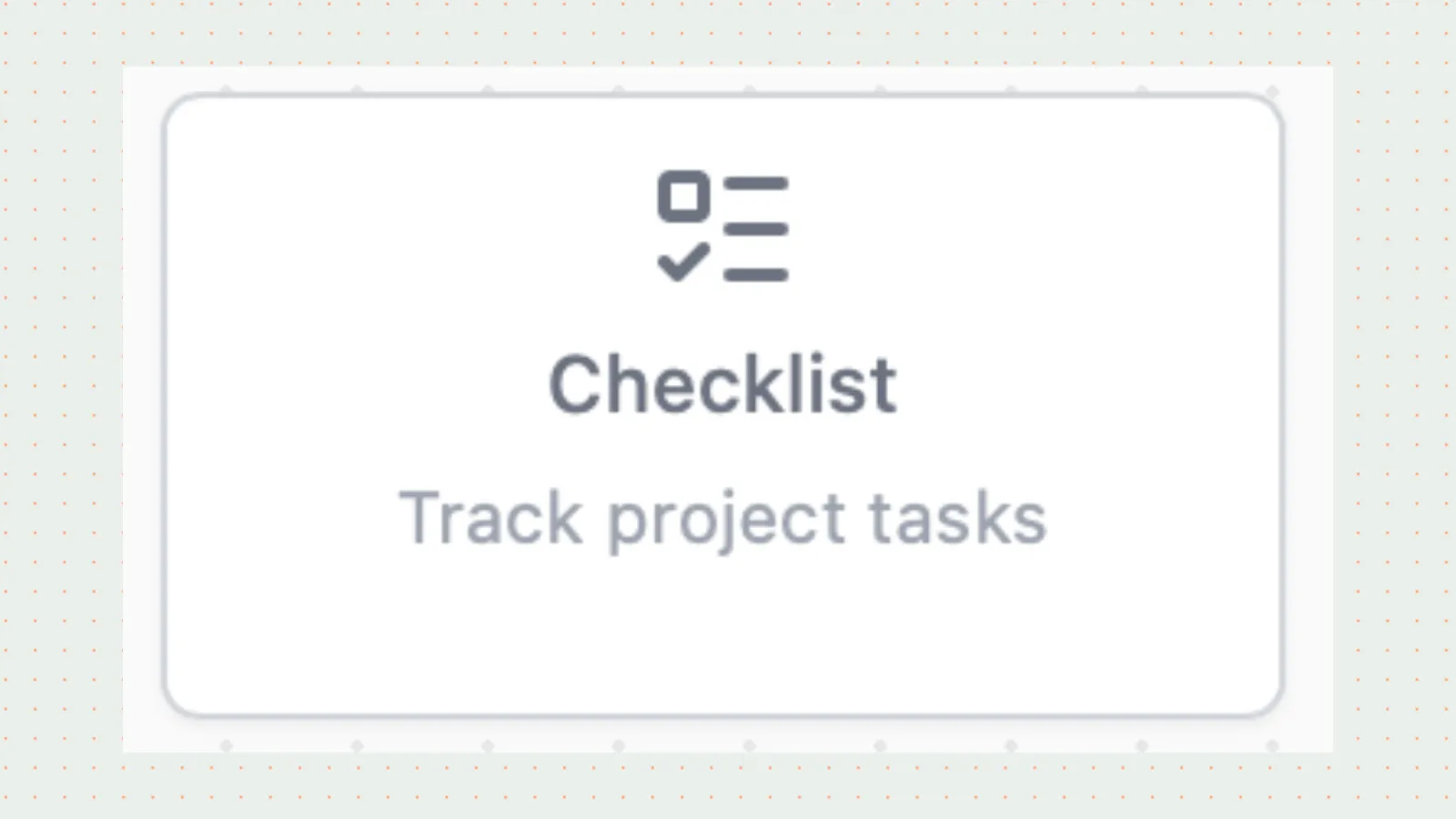 Checklist in the SchemeFlow product suite