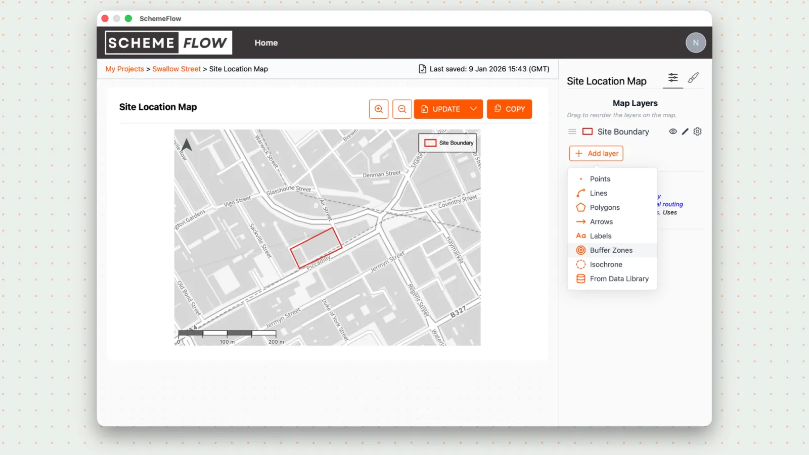 Adding a buffer zone layer